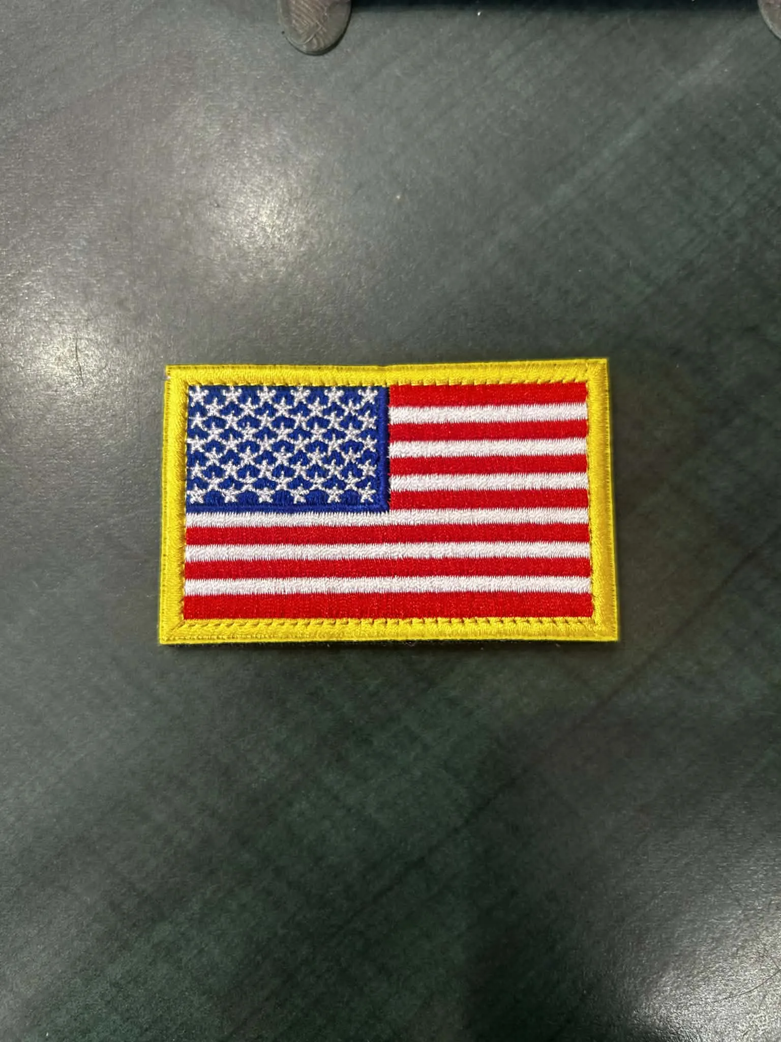 Patch Gold Contour USA Velcro