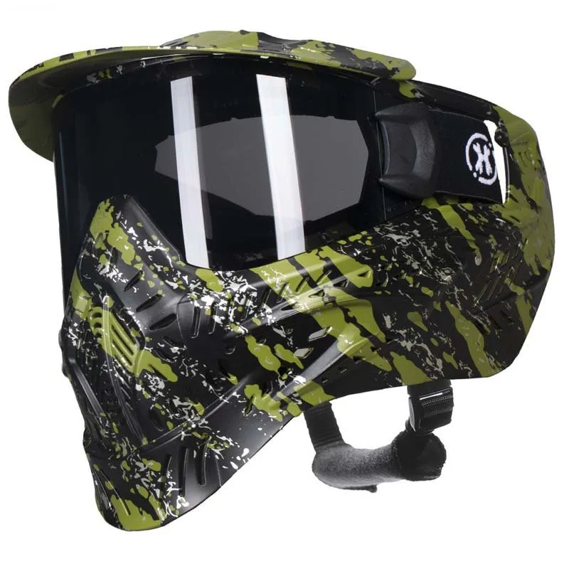 HK Army HSTL Paintball Mask Thermal Fracture - Black/Olive