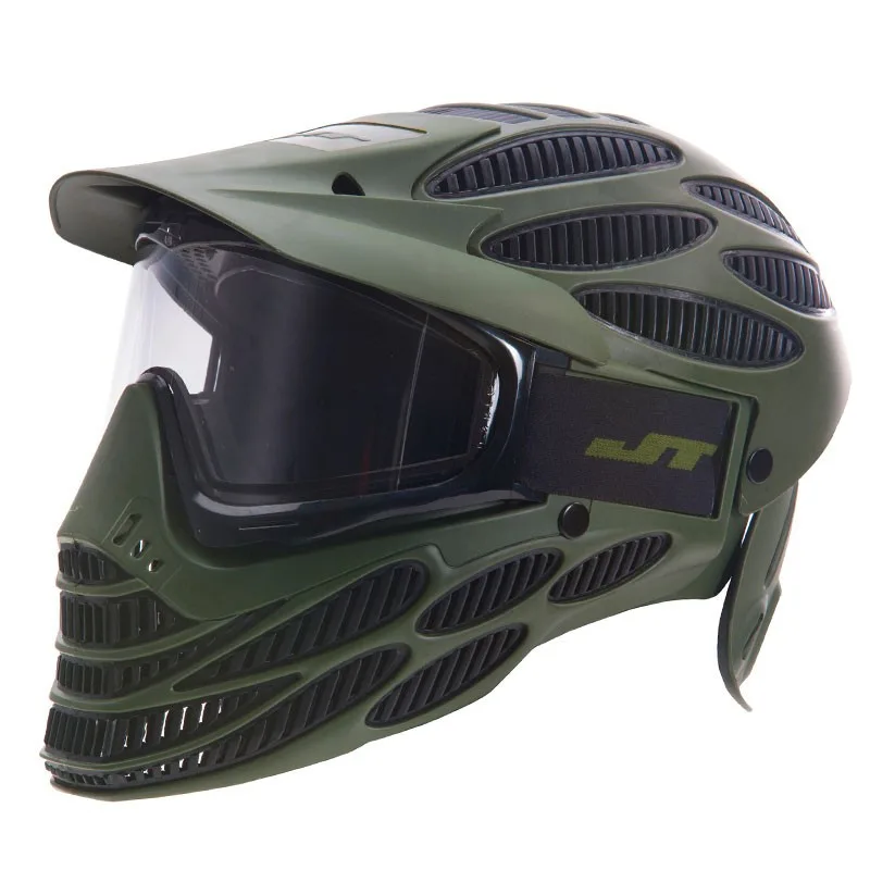 JT Flex 8 Full Coverage Paintball Mask Thermal Olive